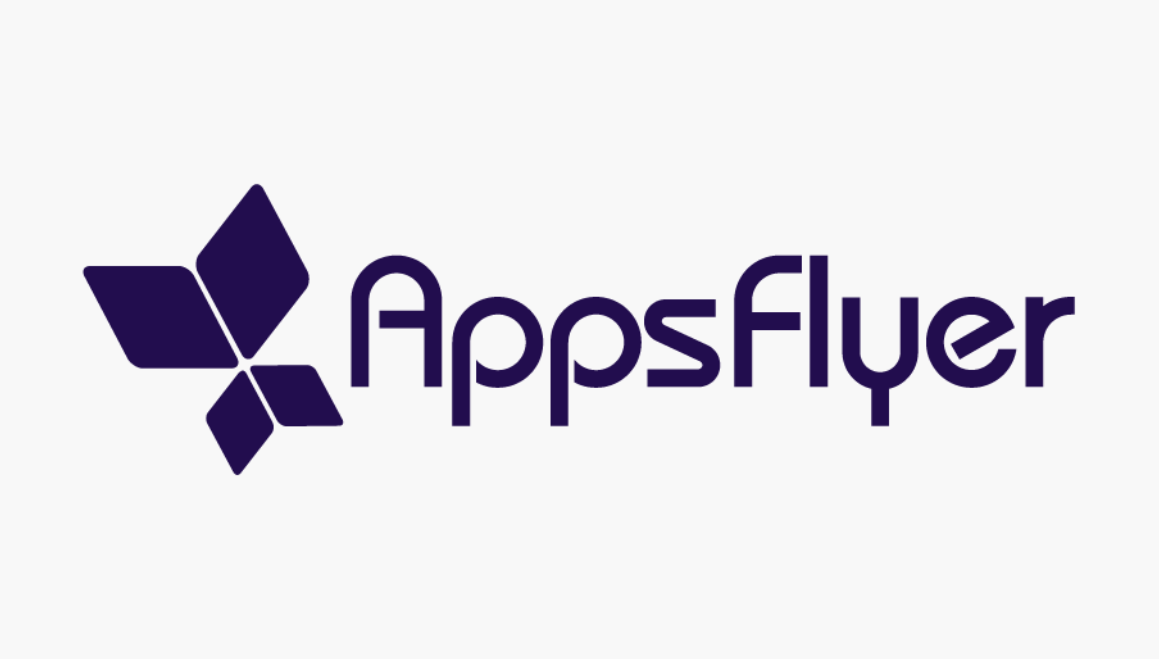 AppsFlyer company logo with a stylized four-petal shape to the left of the word AppsFlyer.