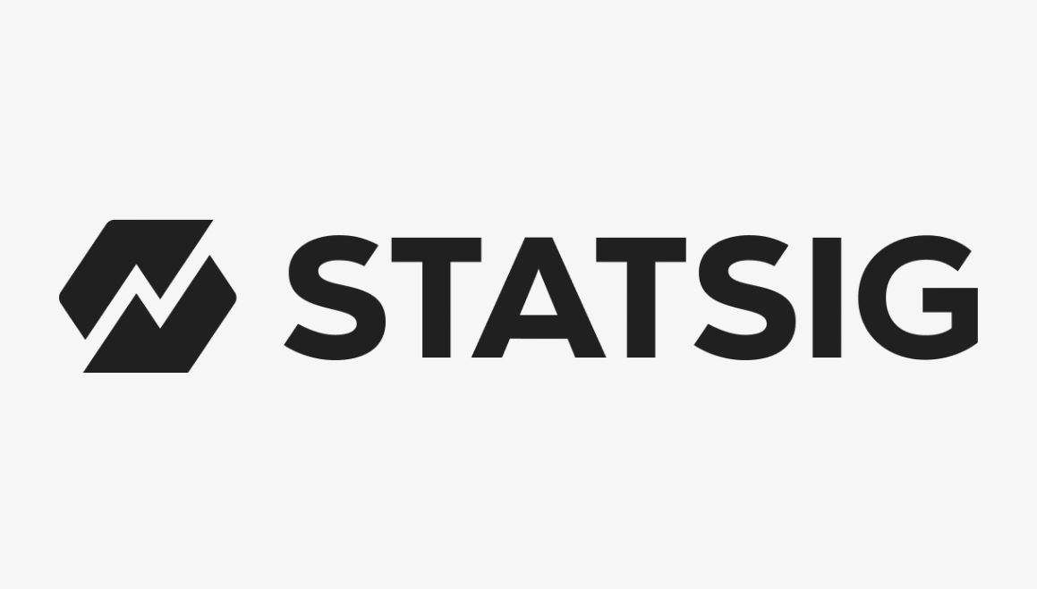 Statsig company logo with stylized 'S' icon and bold lettering.