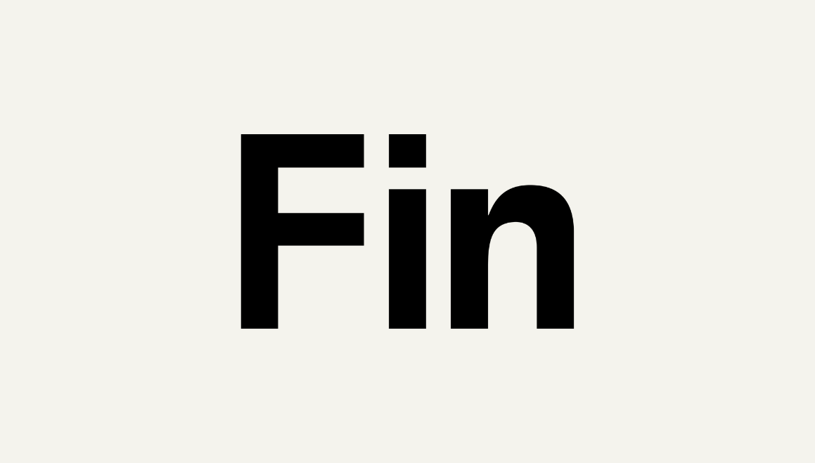 Intercom company logo with a black square icon featuring vertical bars and a curved line next to the word INTERCOM in bold black letters.