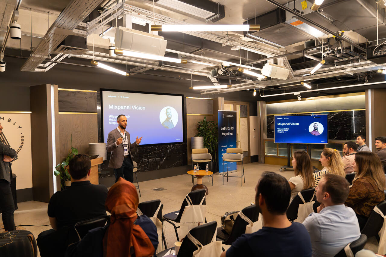 Wissam Lebsir speaking at Data to Impact '25