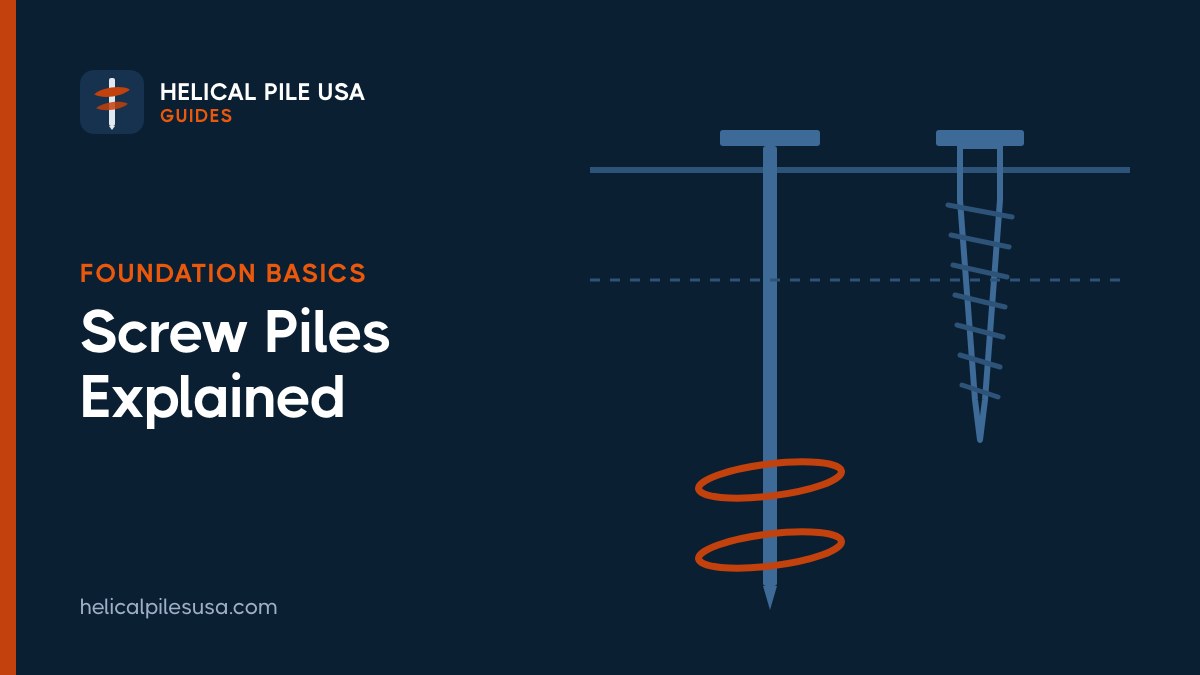 Screw Piles: What They Are, Uses, Cost, Pros and Cons