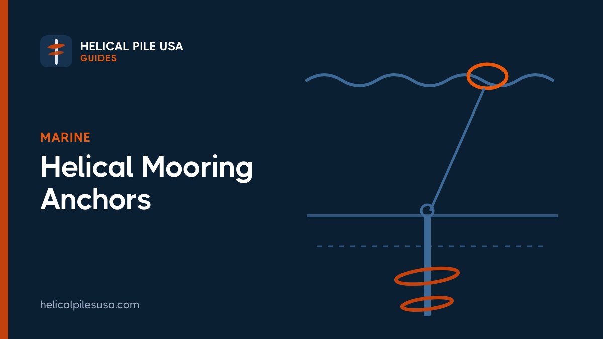 Helical Mooring Anchors: Helix vs Mushroom and Block Moorings