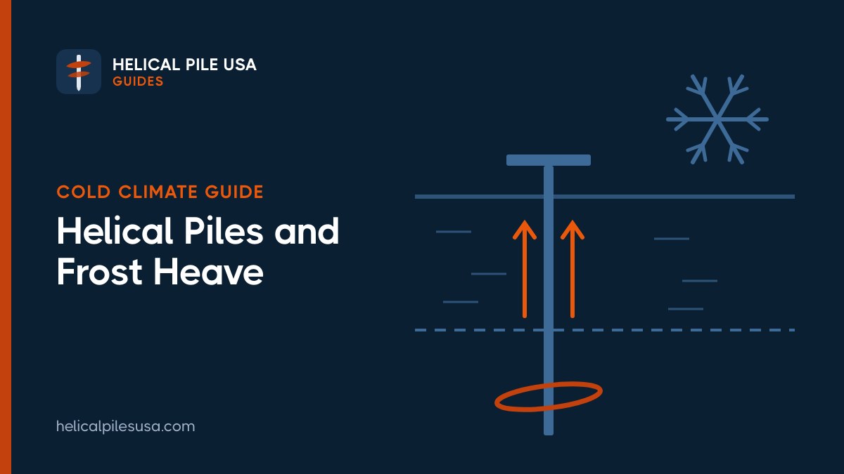 Helical Piles and Frost Heave: Frost Depth, Adfreeze and Winter