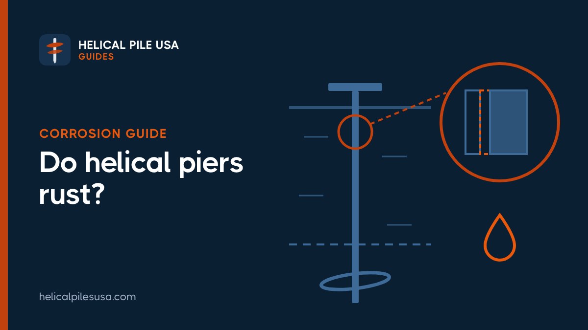 Do Helical Piers Rust? Corrosion, Galvanizing and Lifespan