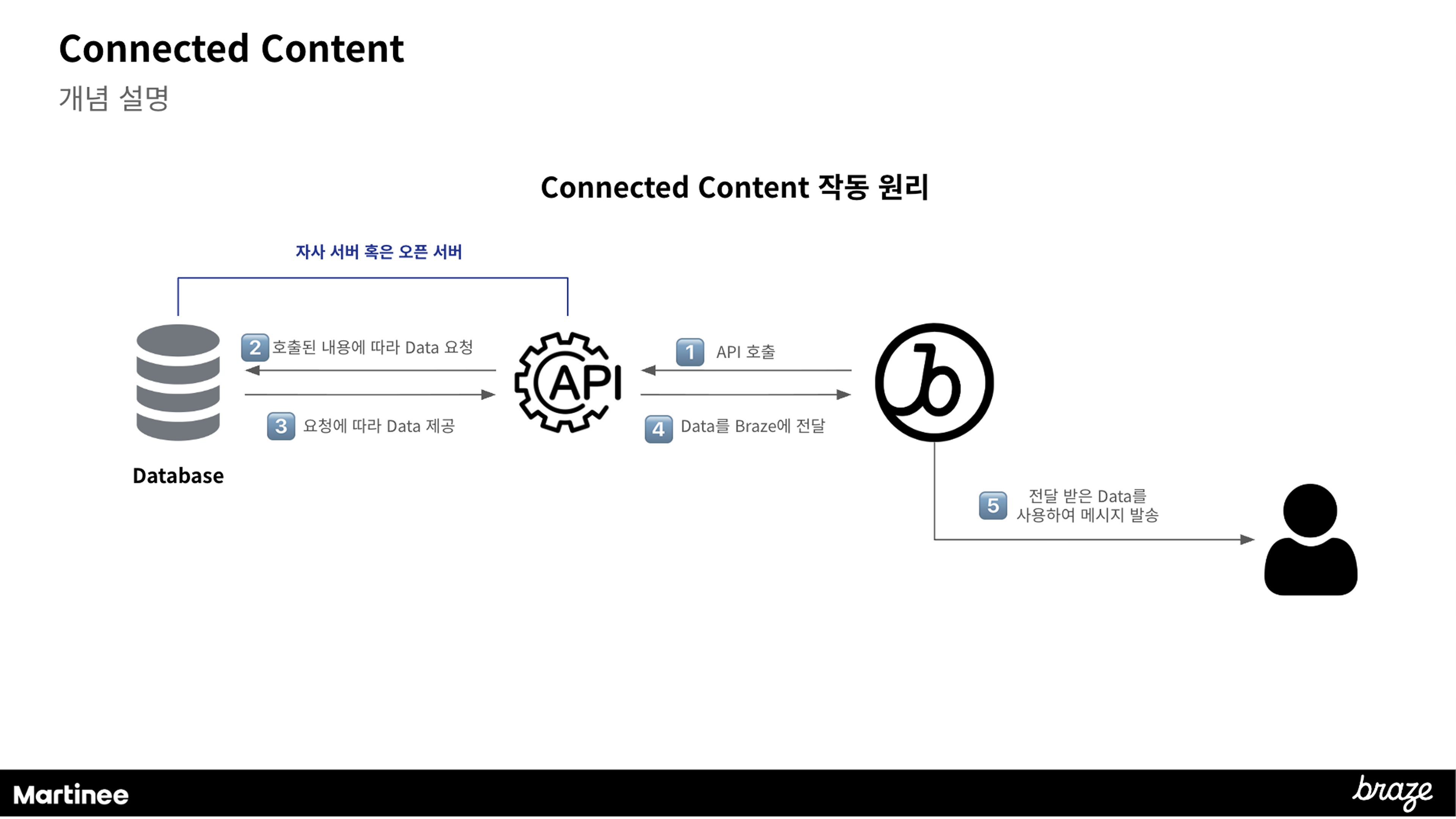 브레이즈,Braze,마티니,Martinee,braze,Connected Content