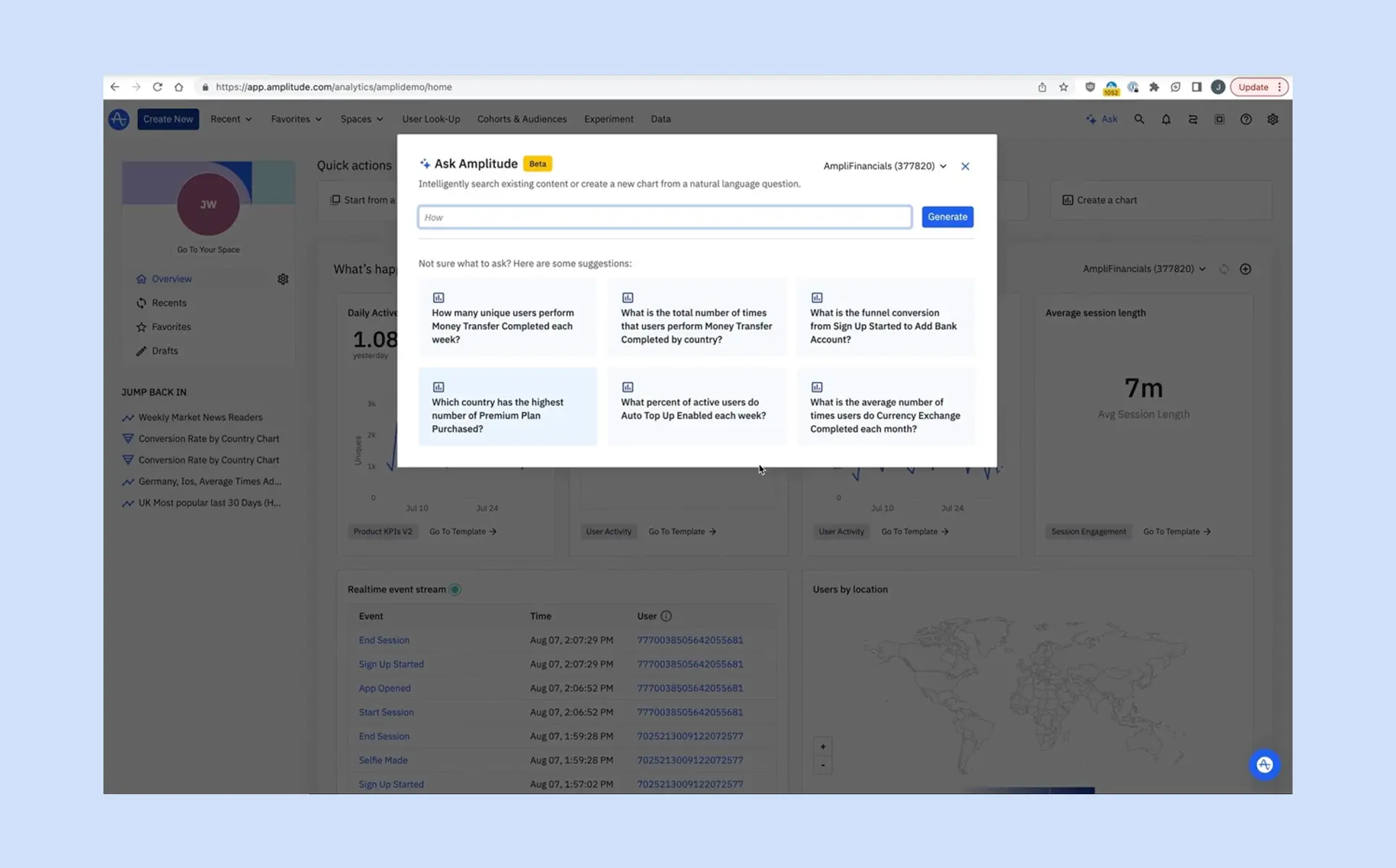 Amplitude,앰플리튜드,Ask Amplitude, Amplitude AI, 데이터분석, 데이터분석 솔루션