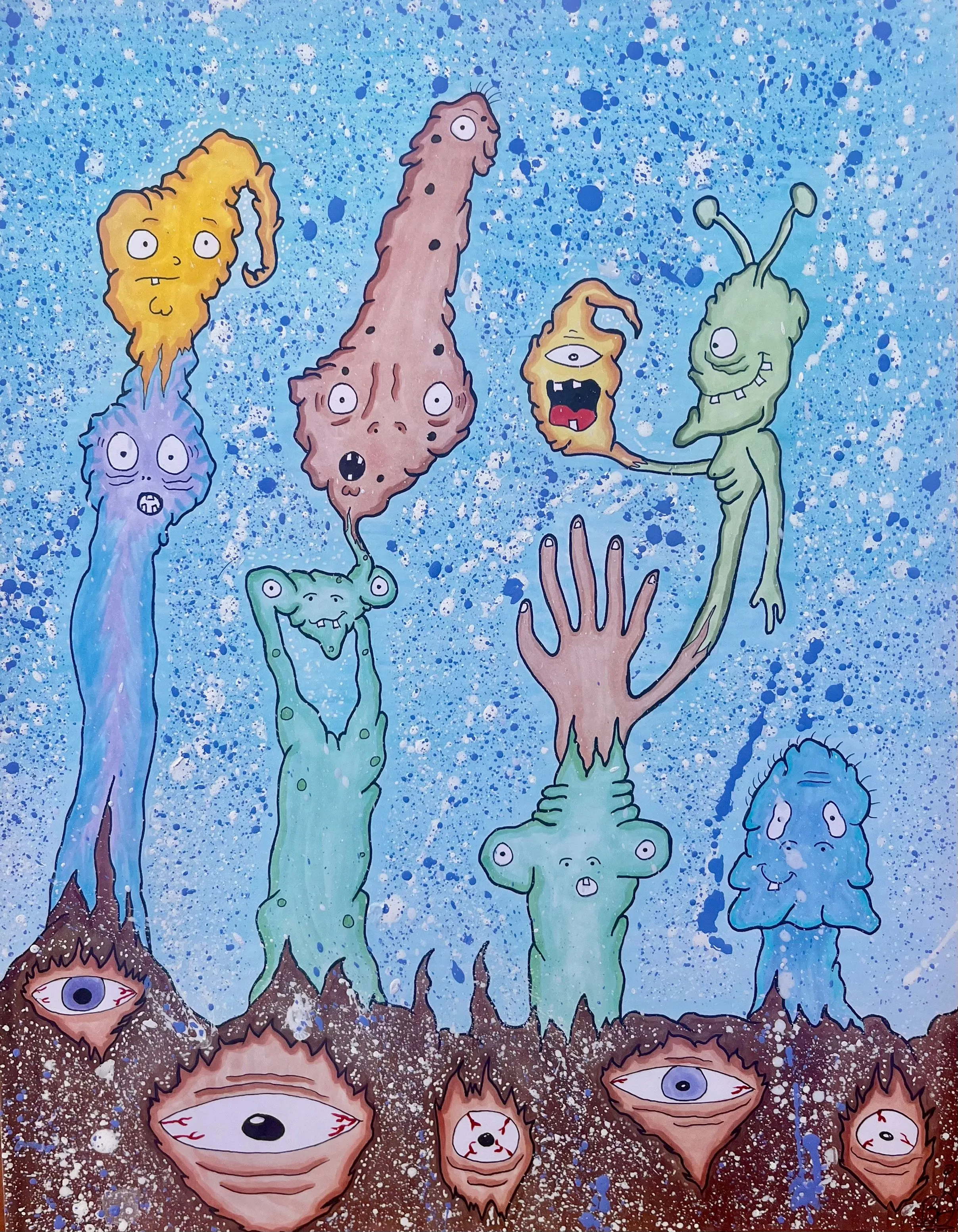 Weird Puppet Show (Framed)