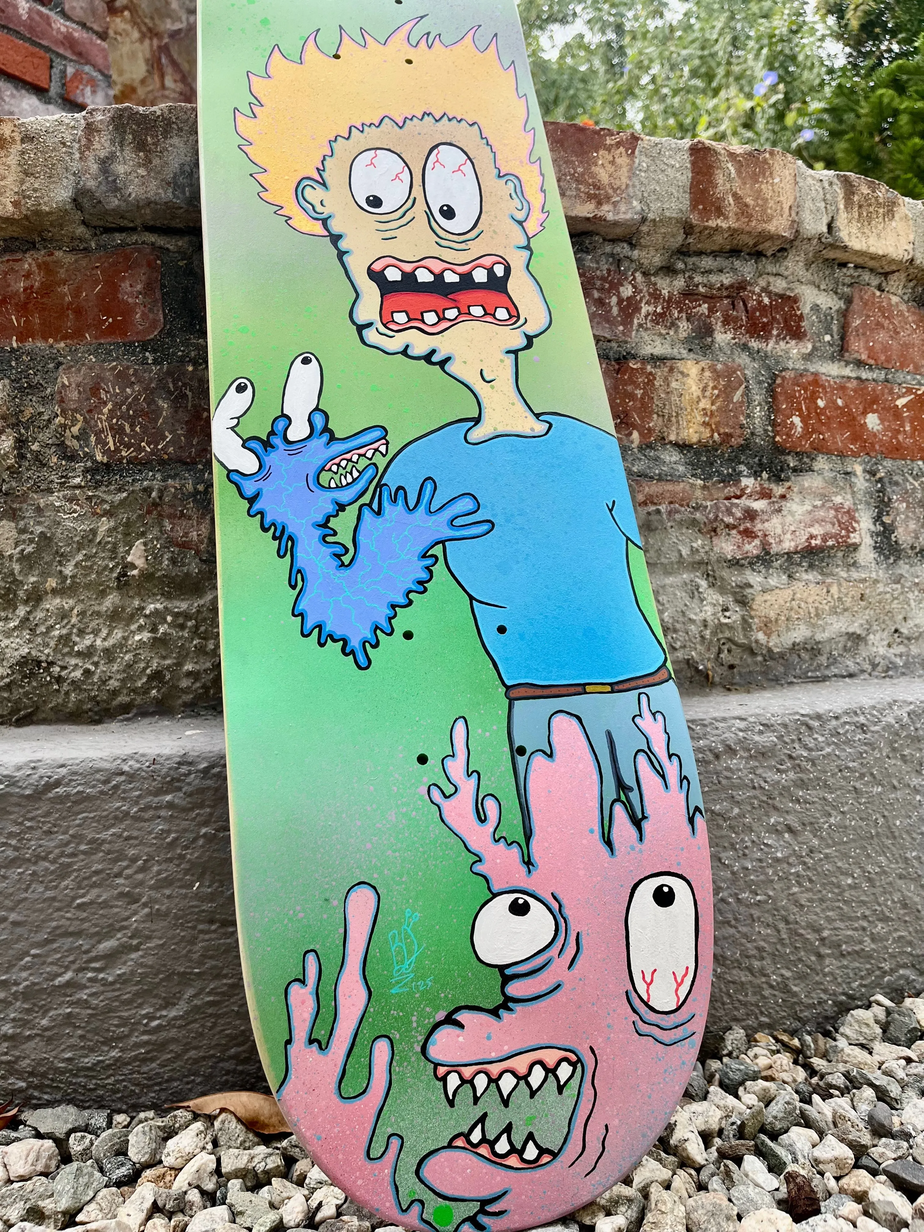 "The Body Snatcher" skateboard deck