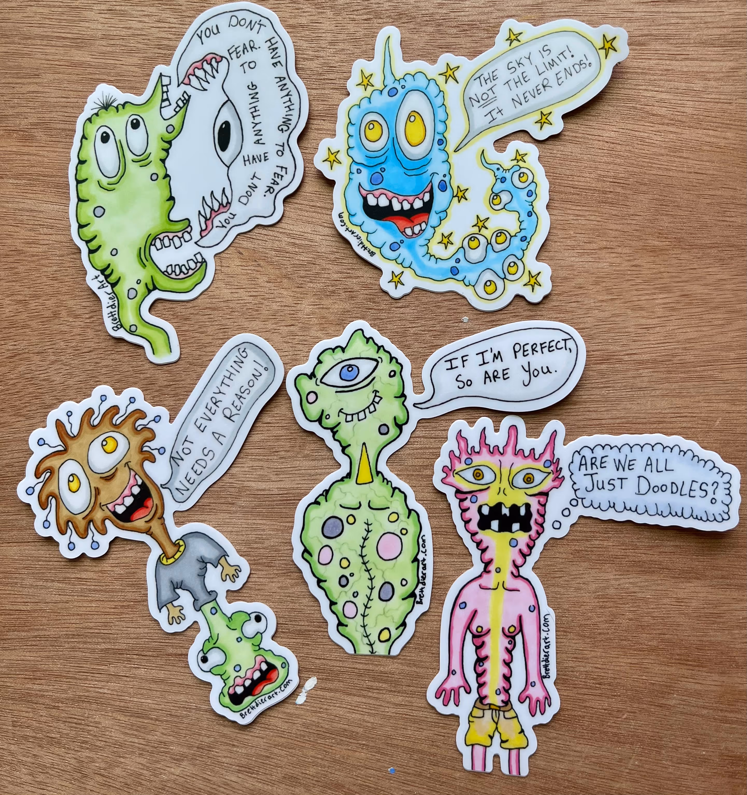 5-Pack of Stickers