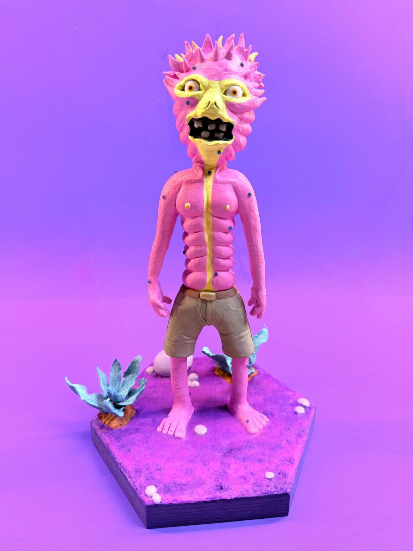 " The doodle guy" handmade clay figure!