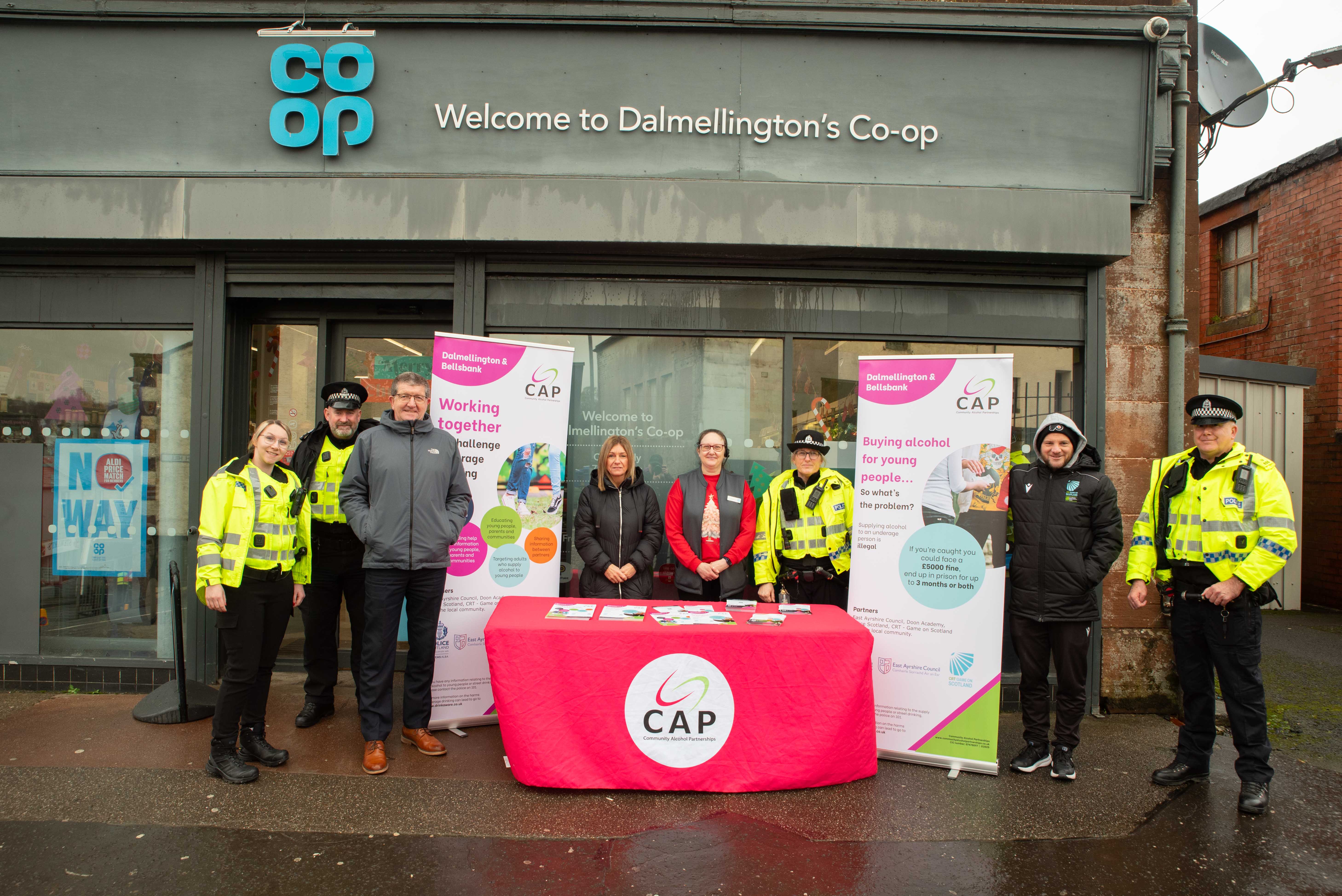New CAP  launches in Dalmellington and Bellsbank to tackle underage drinking 
