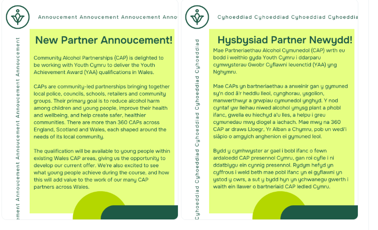 The Challenge Starts Here: Youth Achievement Awards Arrive in Welsh CAPs