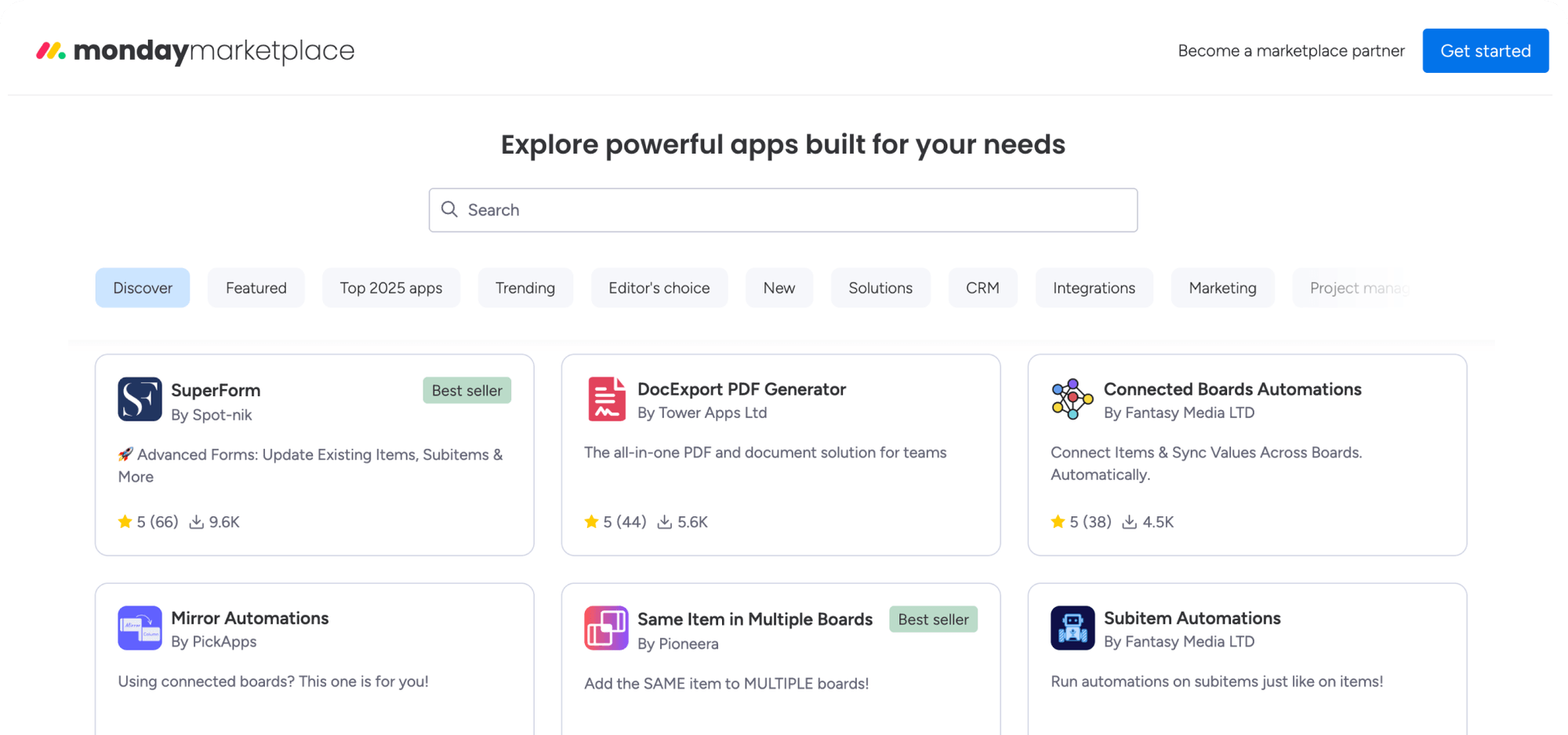 monday.com | Integrations