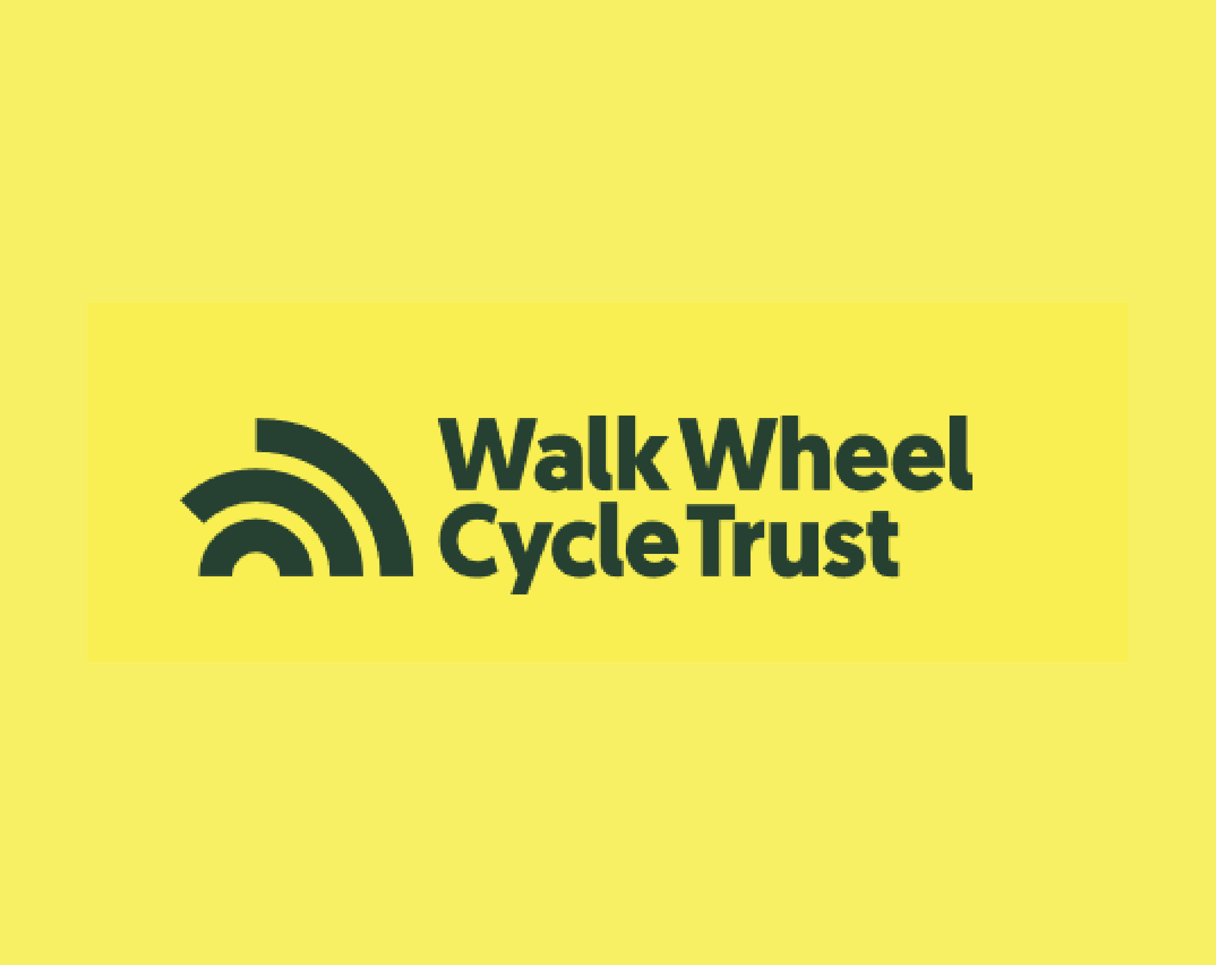 Walk Wheel Cycle Trust logo in full colour