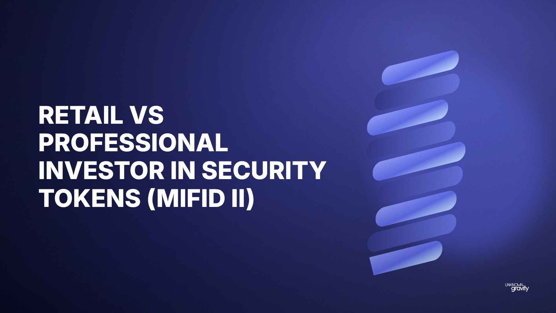 Retail vs professional investor in security tokens (MiFID II)