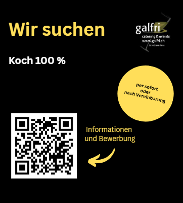 Wir suchen: Koch 100% (m/w/d)