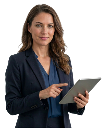 Profesional trabajando con una laptop