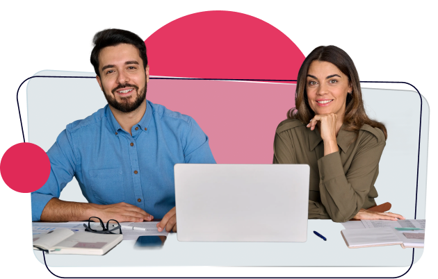 Equipo corporativo trabajando en conjunto