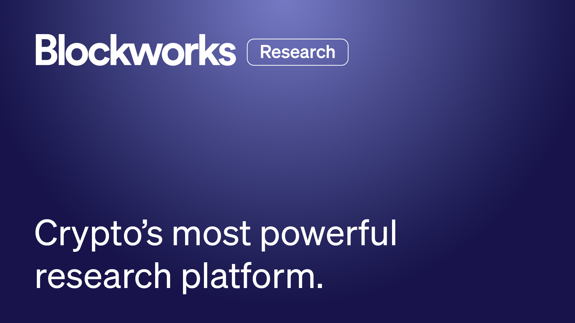 Blockworks Research
