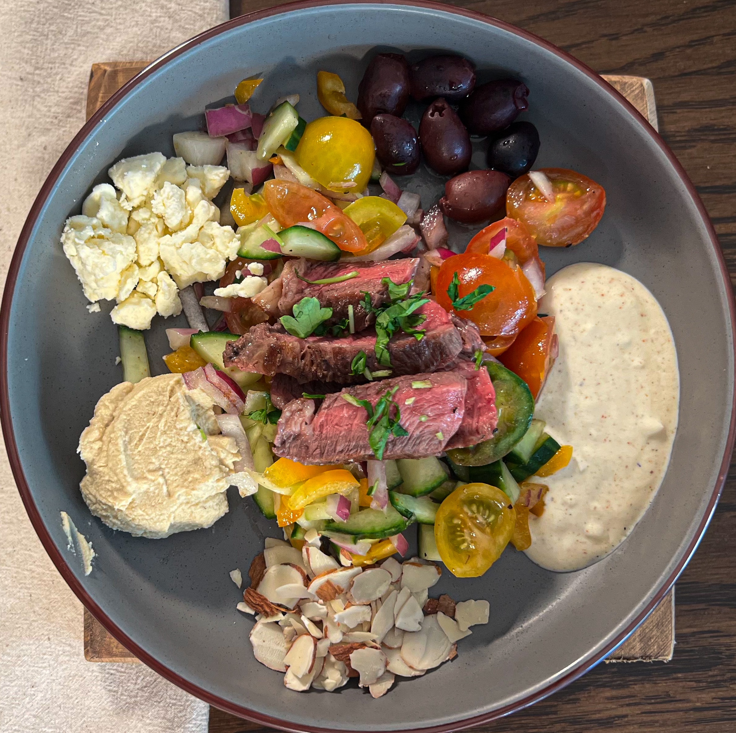Mediterranean Steak Bowls