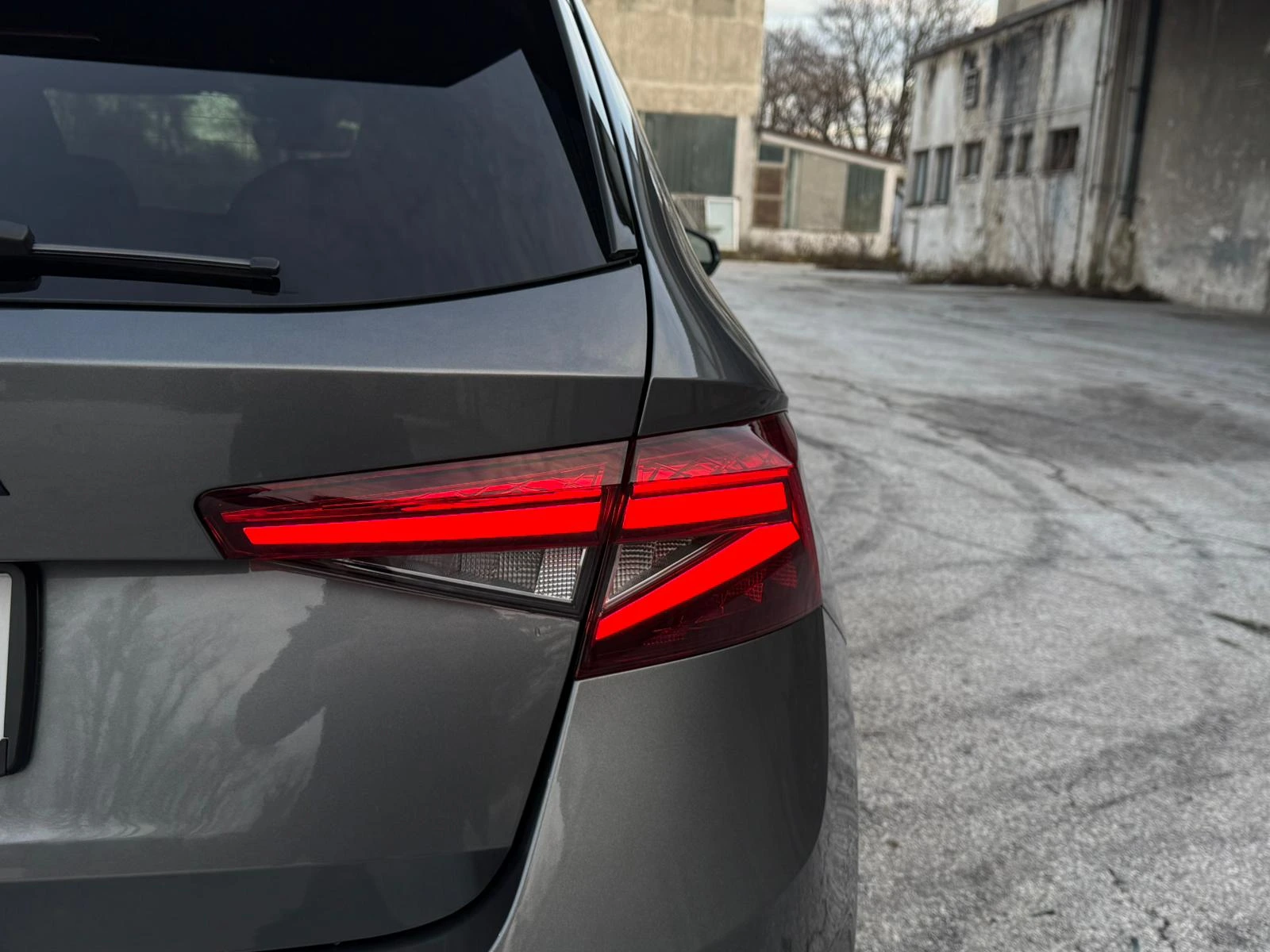 lose-up of the Skoda Fabia rear backlight