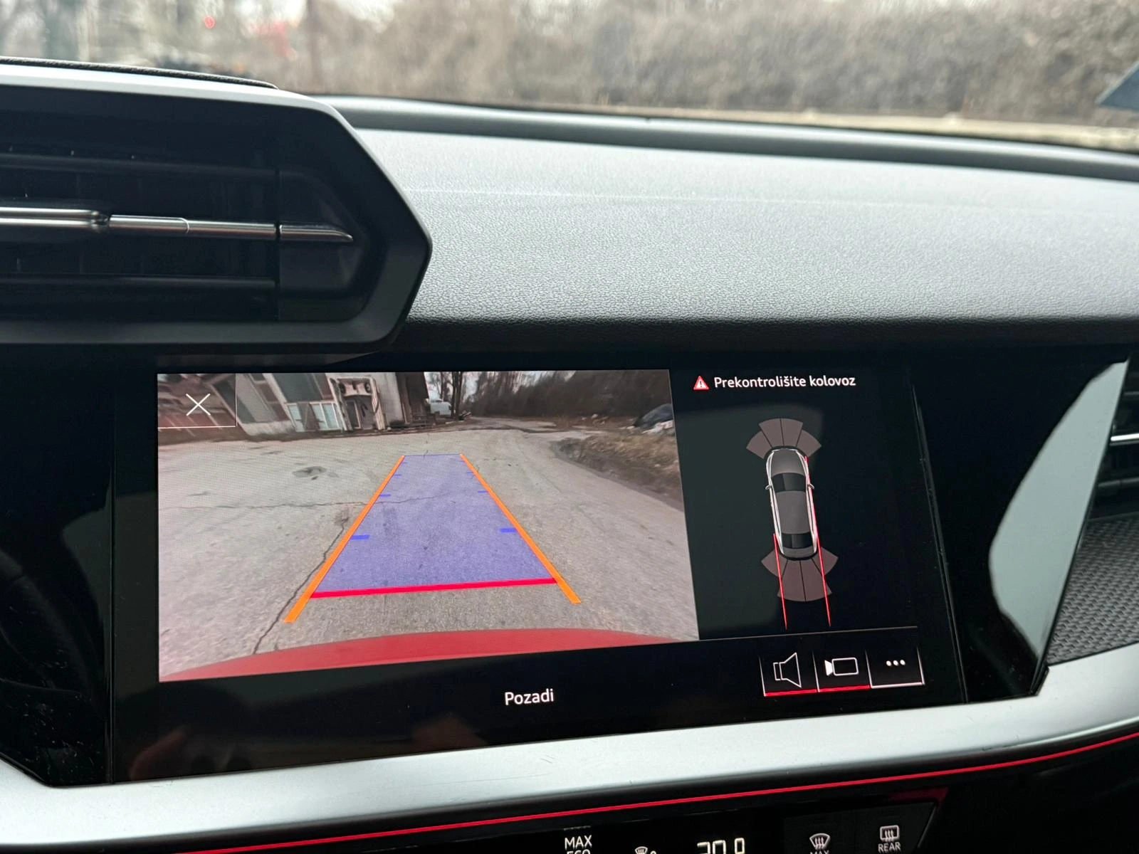 Audi S3 MMI touch display, operational in the car