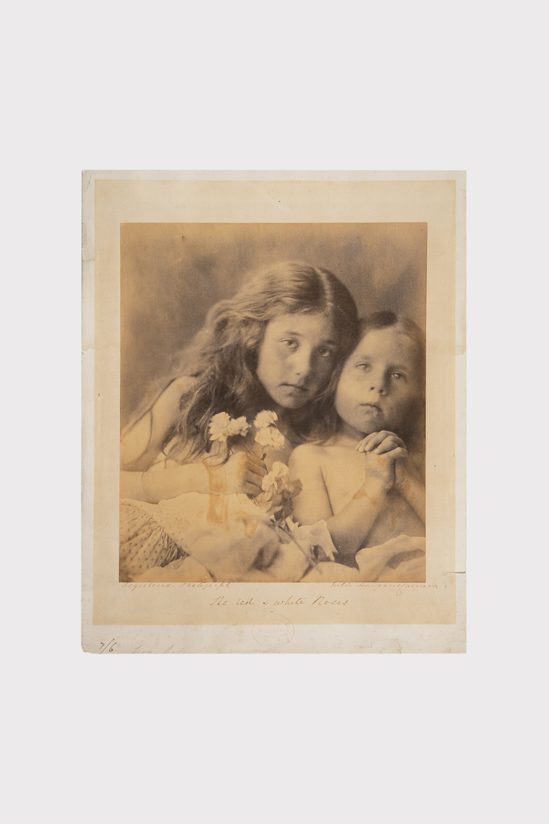 Julia Margaret Cameron, The red and white roses, c. 1865 / Opening photo: Bikini, Moskow, 1959. © William Klein Estate