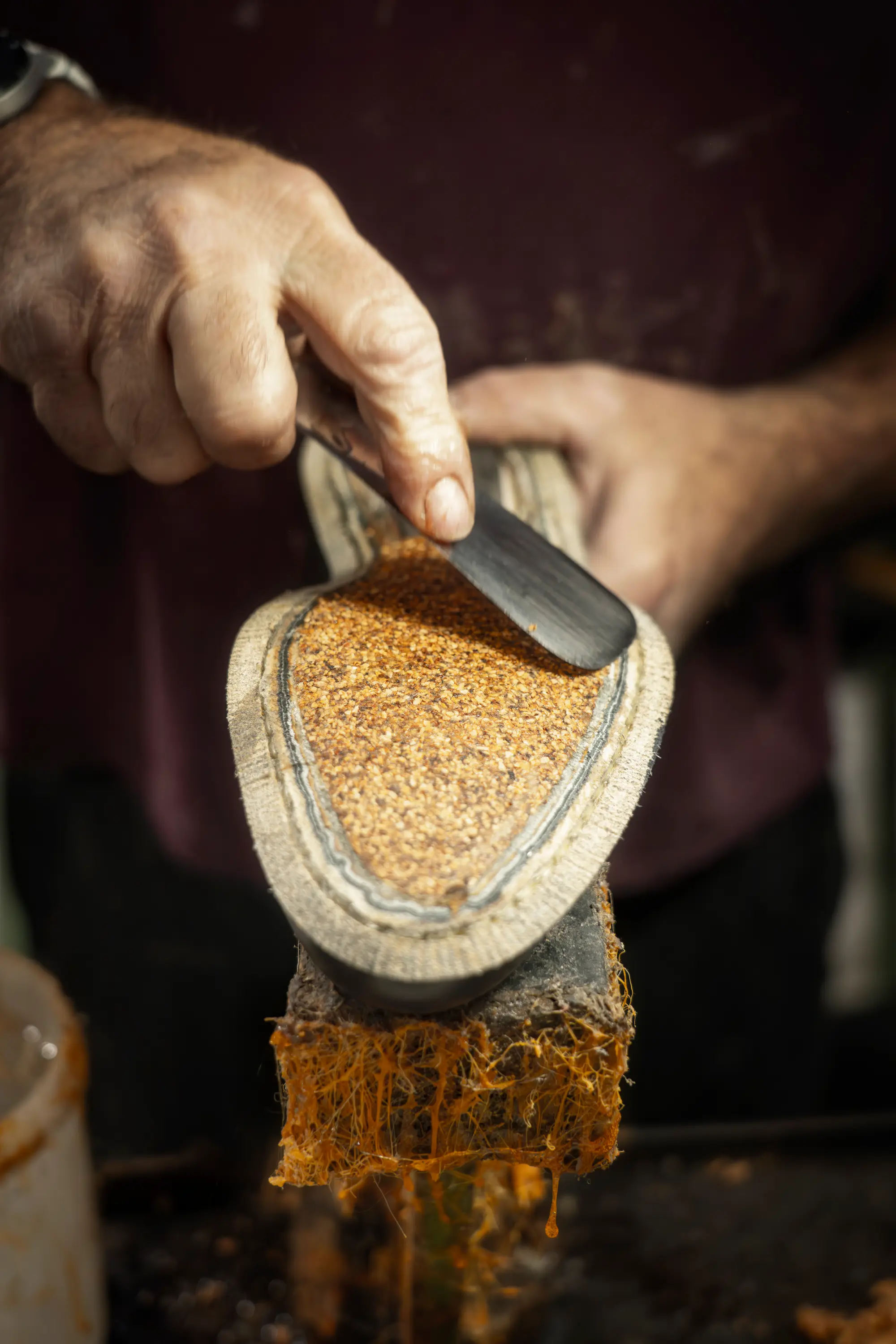 Inside the Carmina Factory. Photo: Duncan Kendall