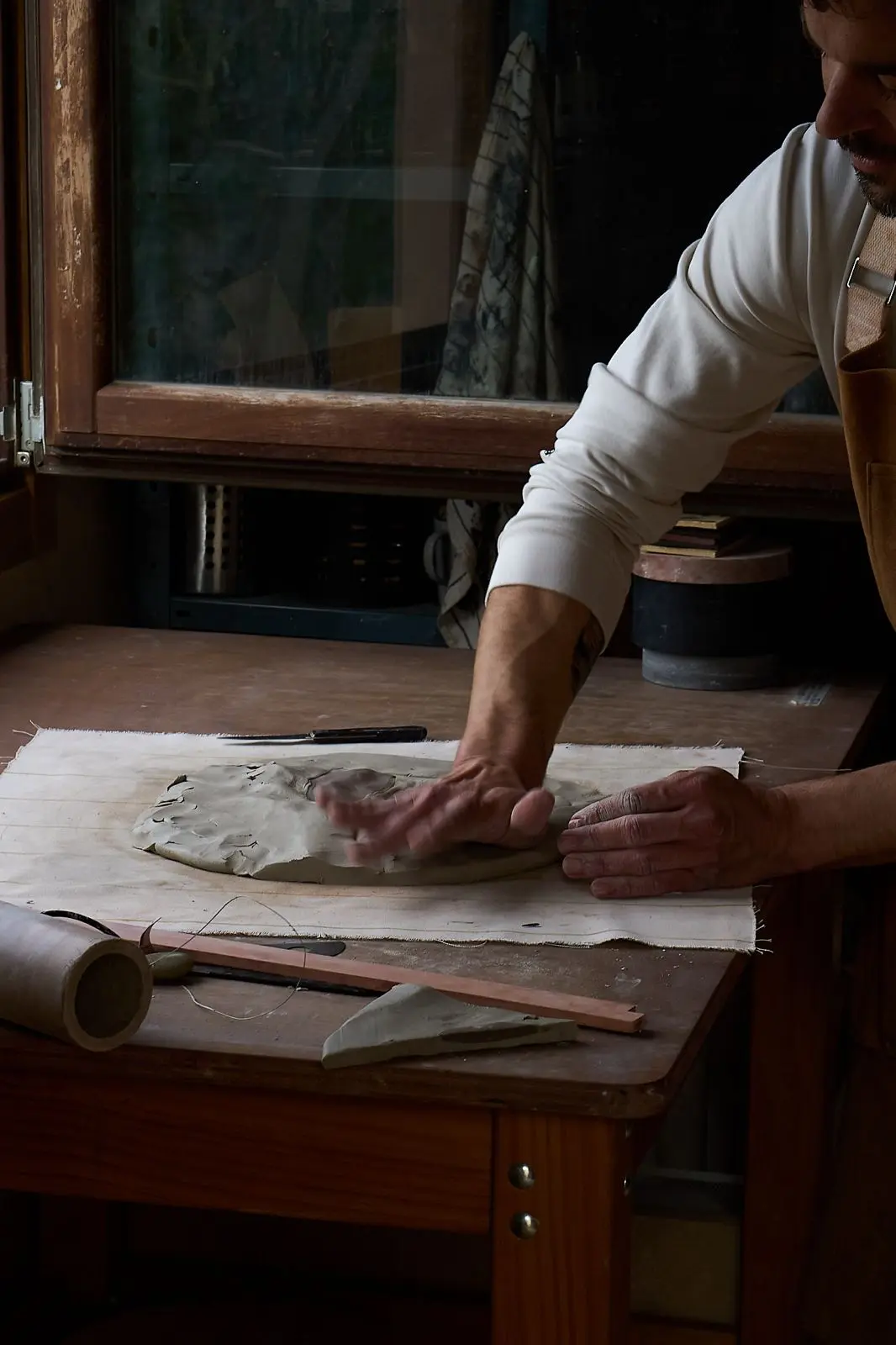Paco Romero in the studio