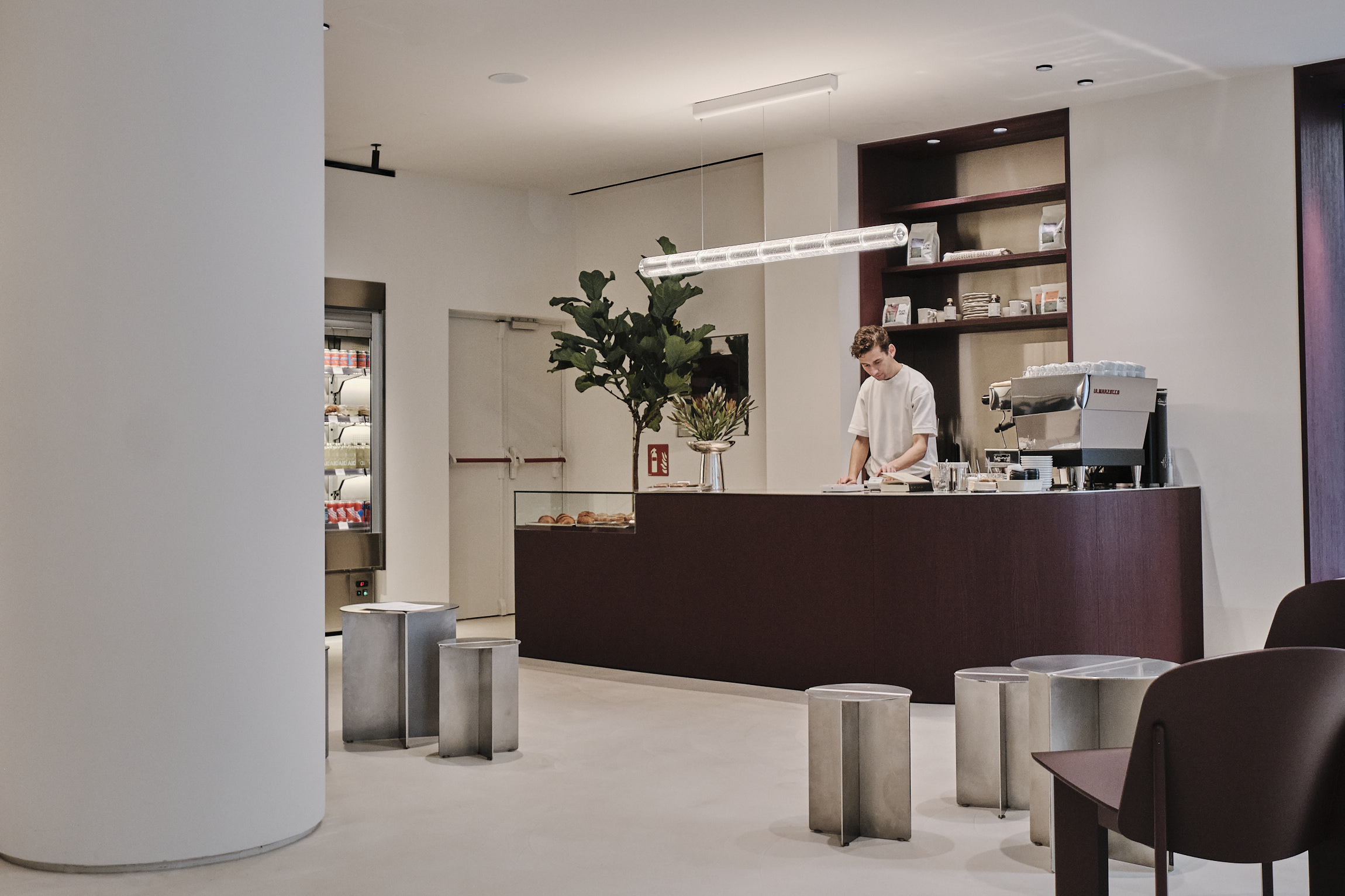 The ground-floor cafe run by Rosevelvet