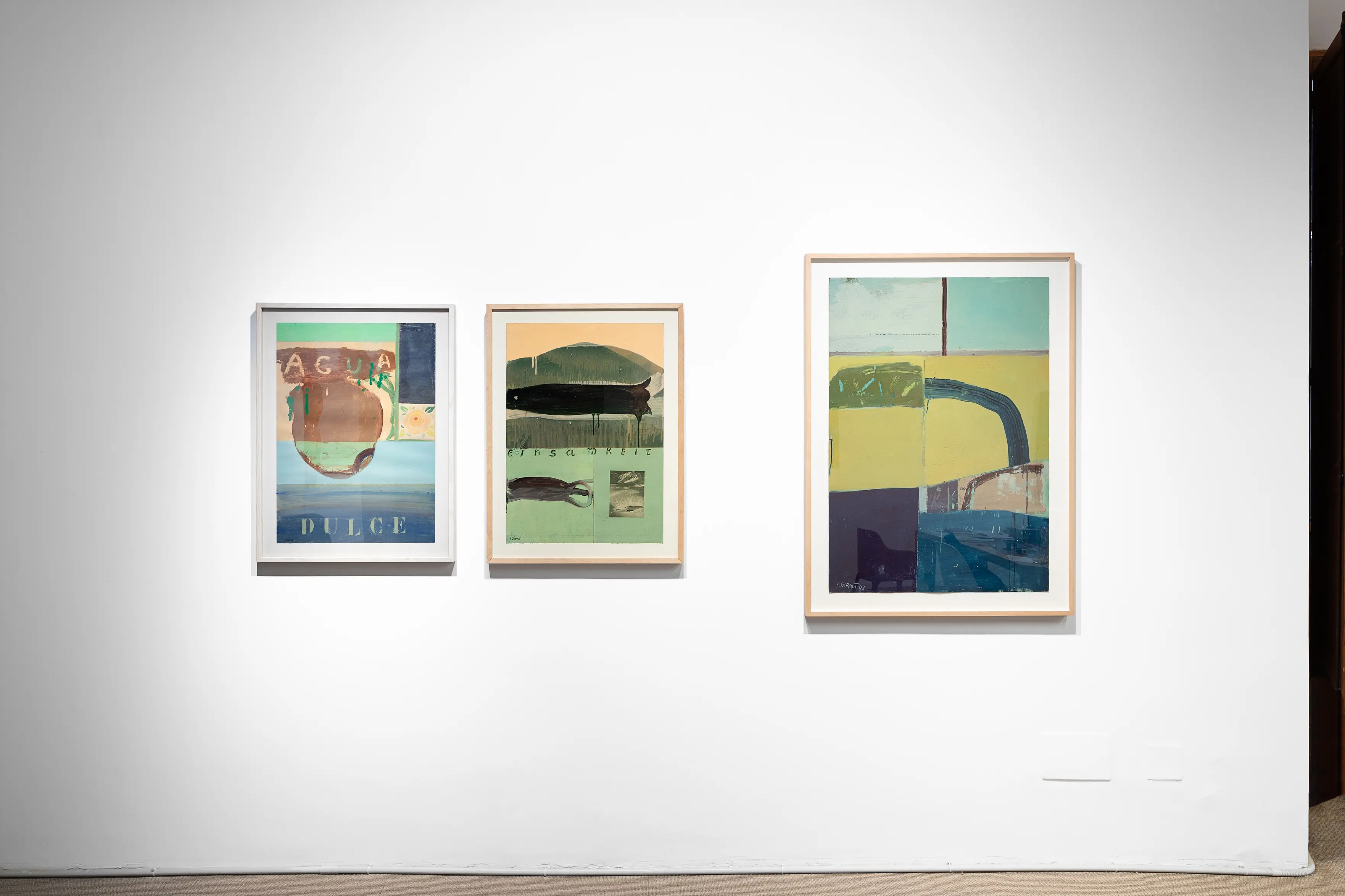 Installation view, Juan Giralt, "In Filum", Galeria Pelaires, Photo: Juan David Cortés