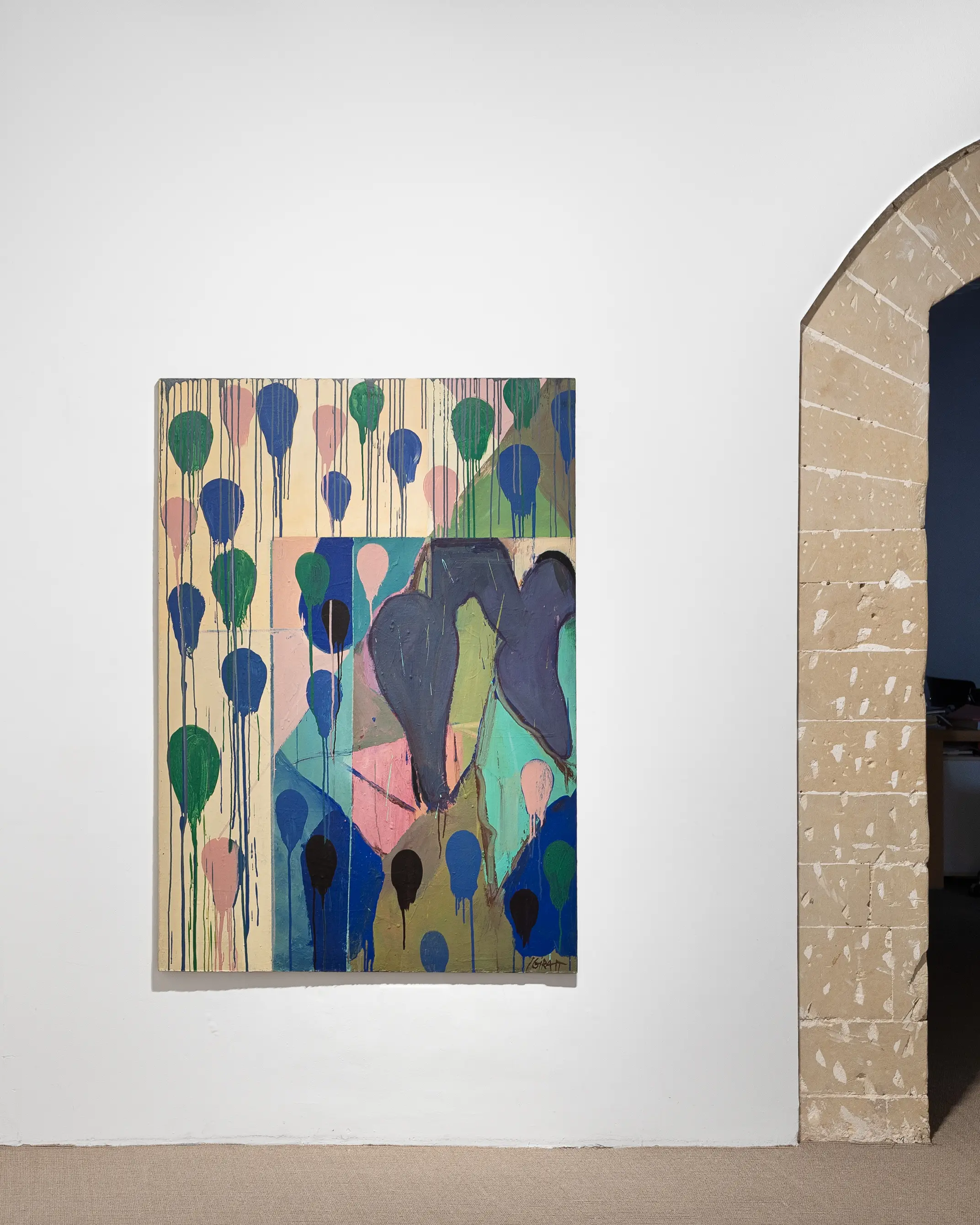 Installation view, Juan Giralt, "In Filum", Galeria Pelaires, Photo: Juan David Cortés