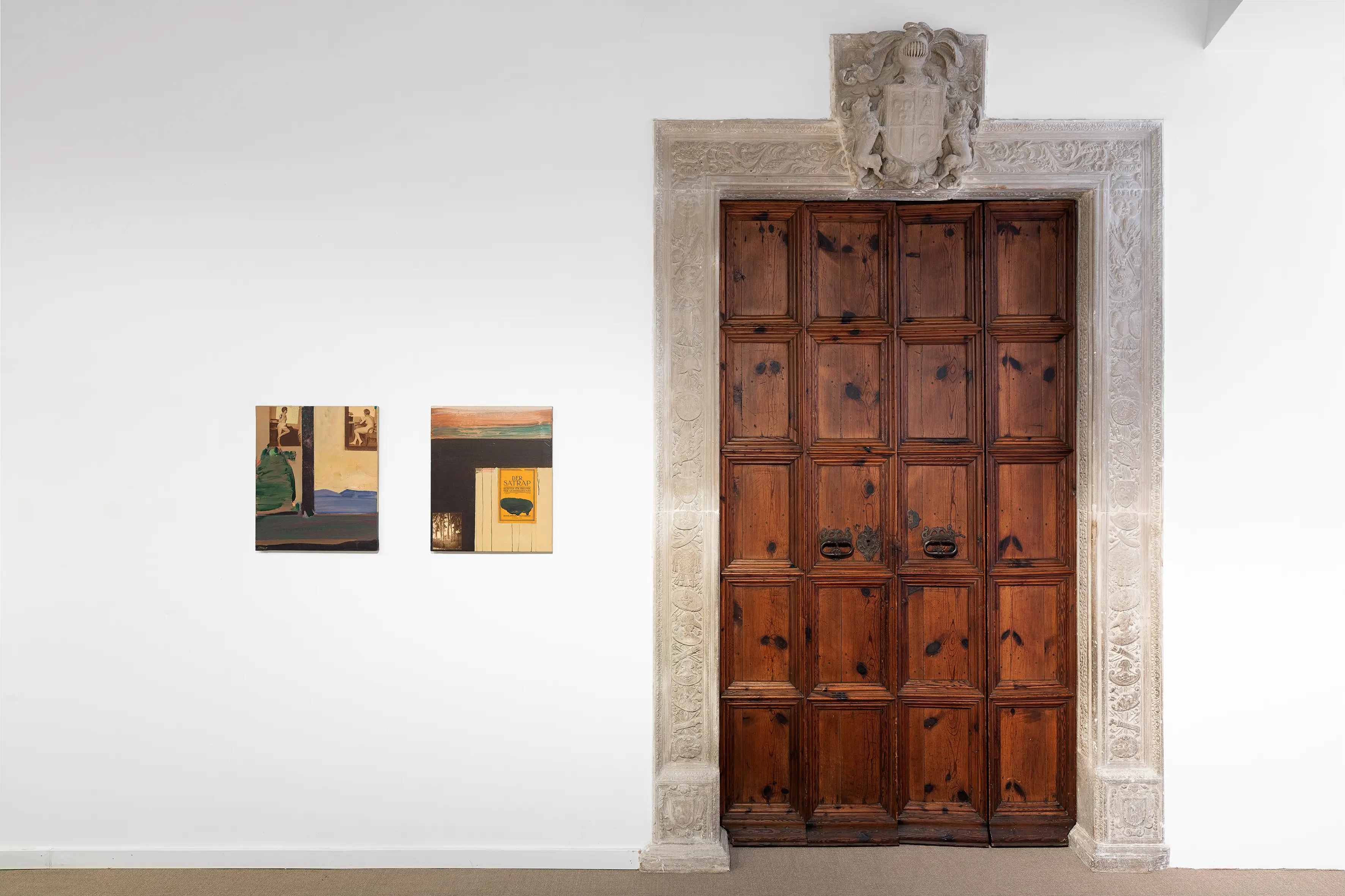 Installation view, Juan Giralt, "In Filum", Galeria Pelaires, Photo: Juan David Cortés
