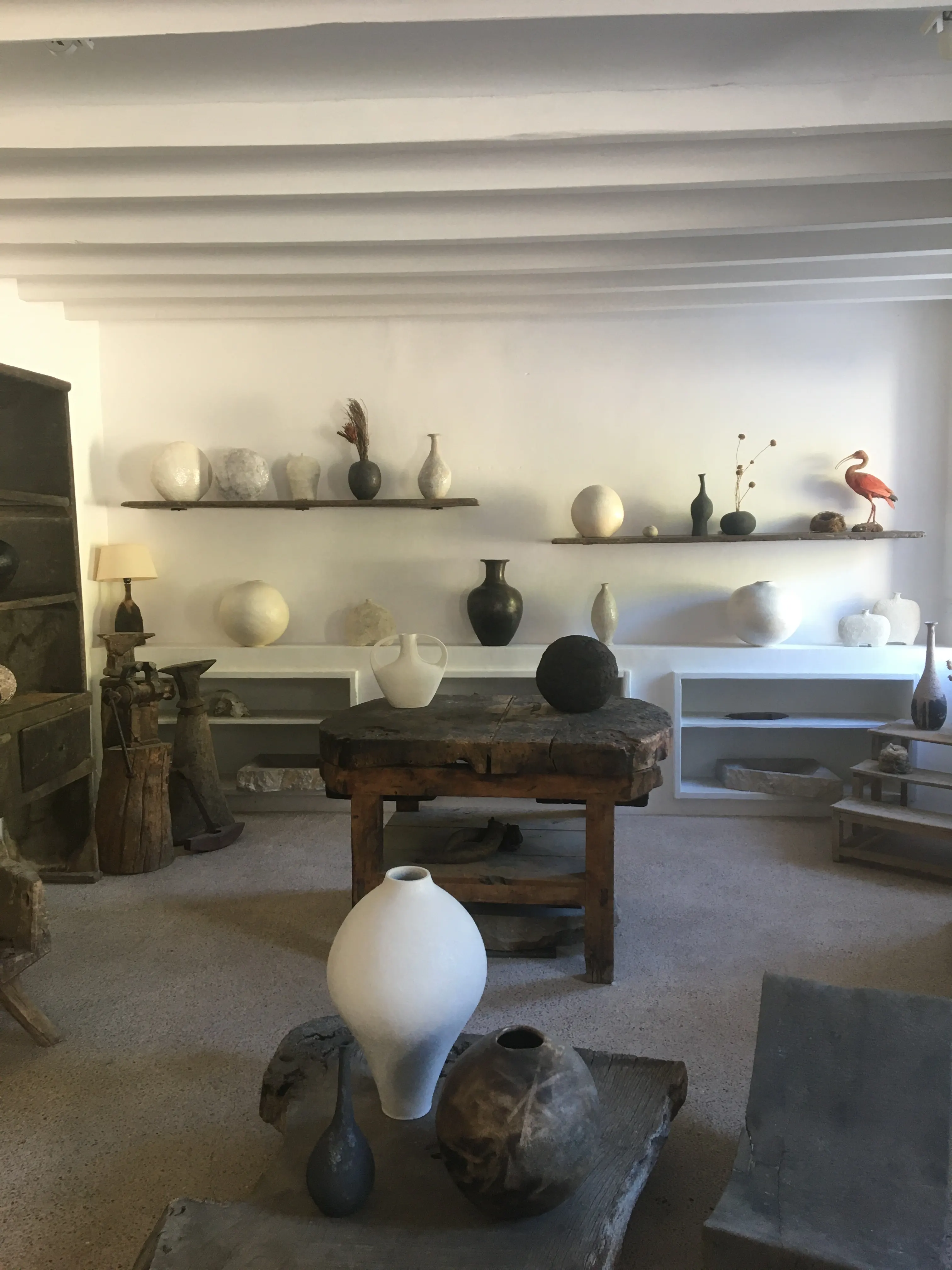 Ceramics on display at Gres Gallery