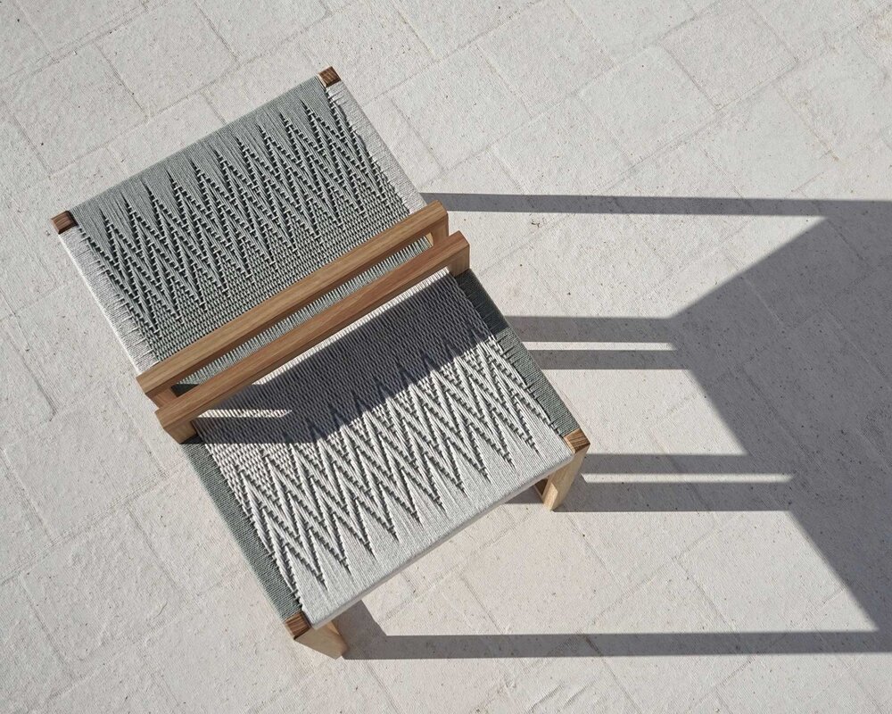 Studio Jaia woven stool collection
