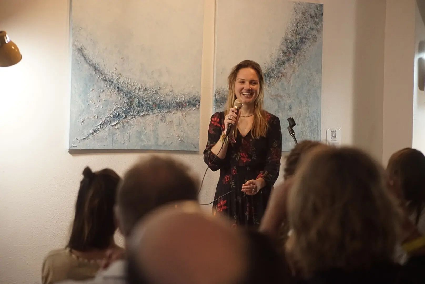 Rosie Foot at a Hey Heart event