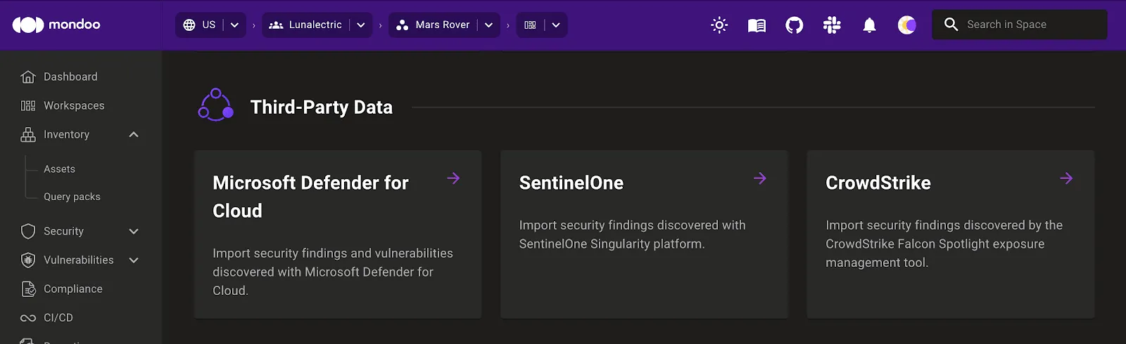 Third-party integrations