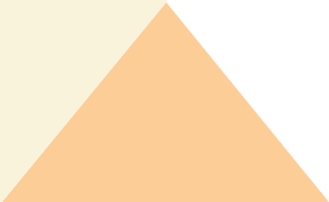 Simple vector orange triangular shape with gradient shading on white background.