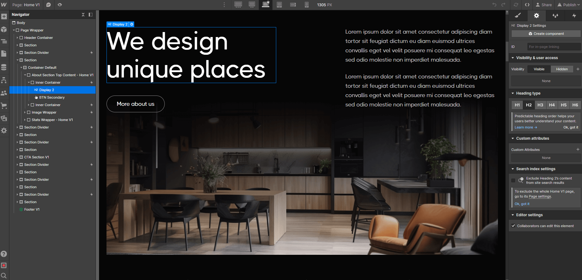 Static Content - Architectr X Webflow Template