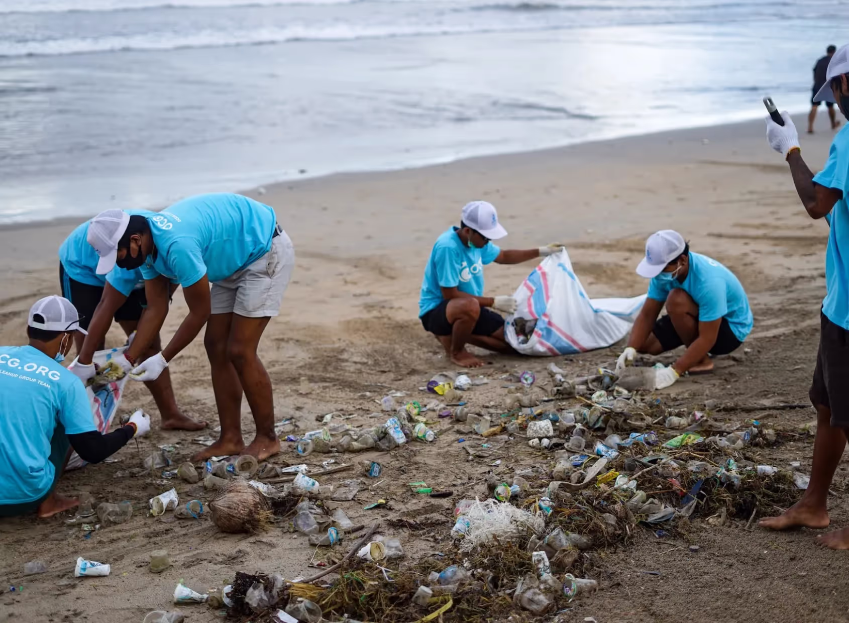 Beach cleanups