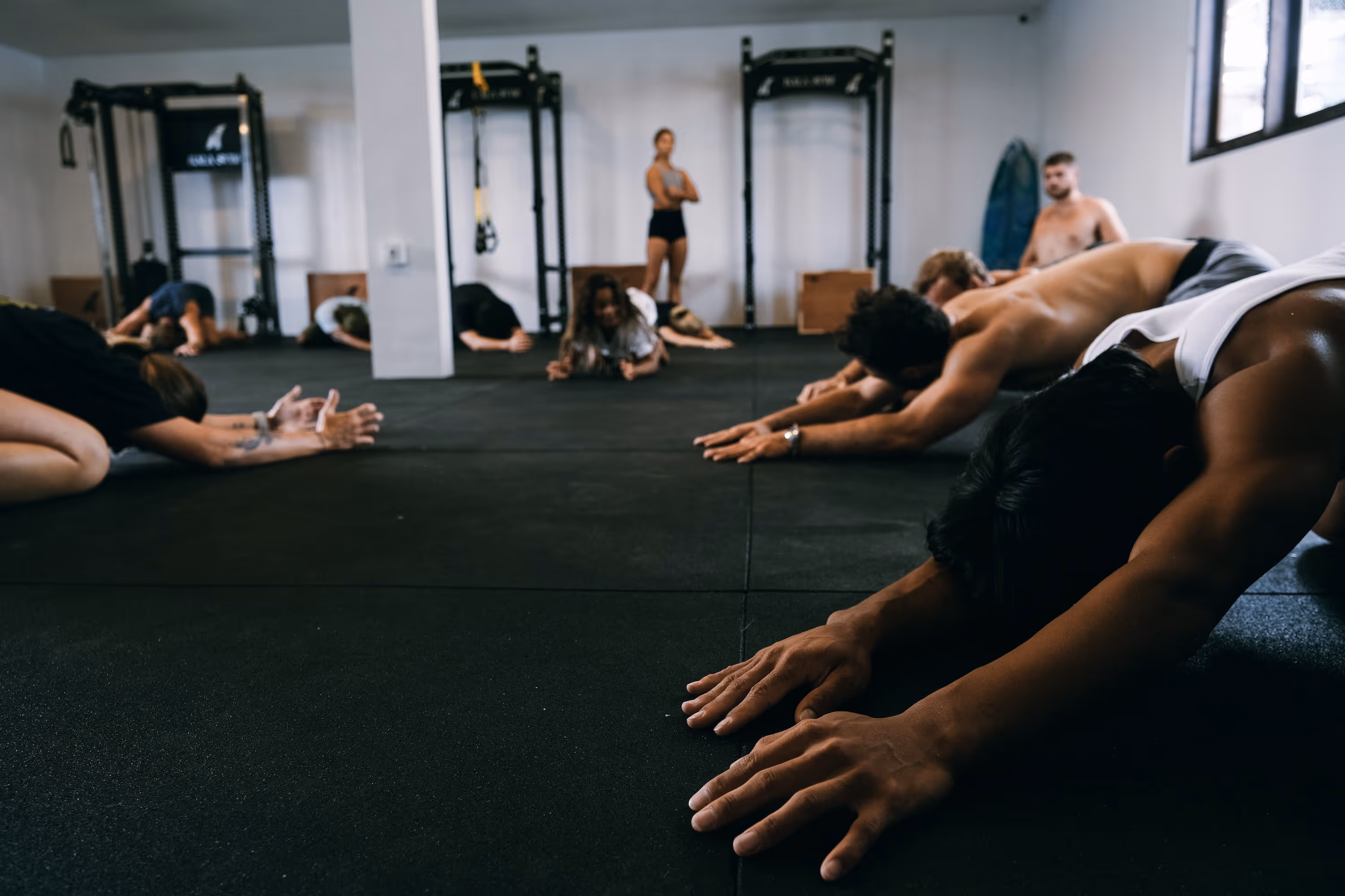 Mobility and gym at kala surf camp