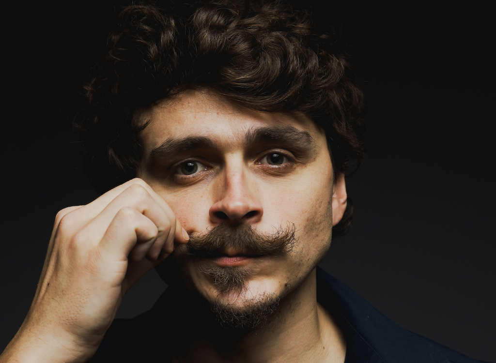 man with a moustache