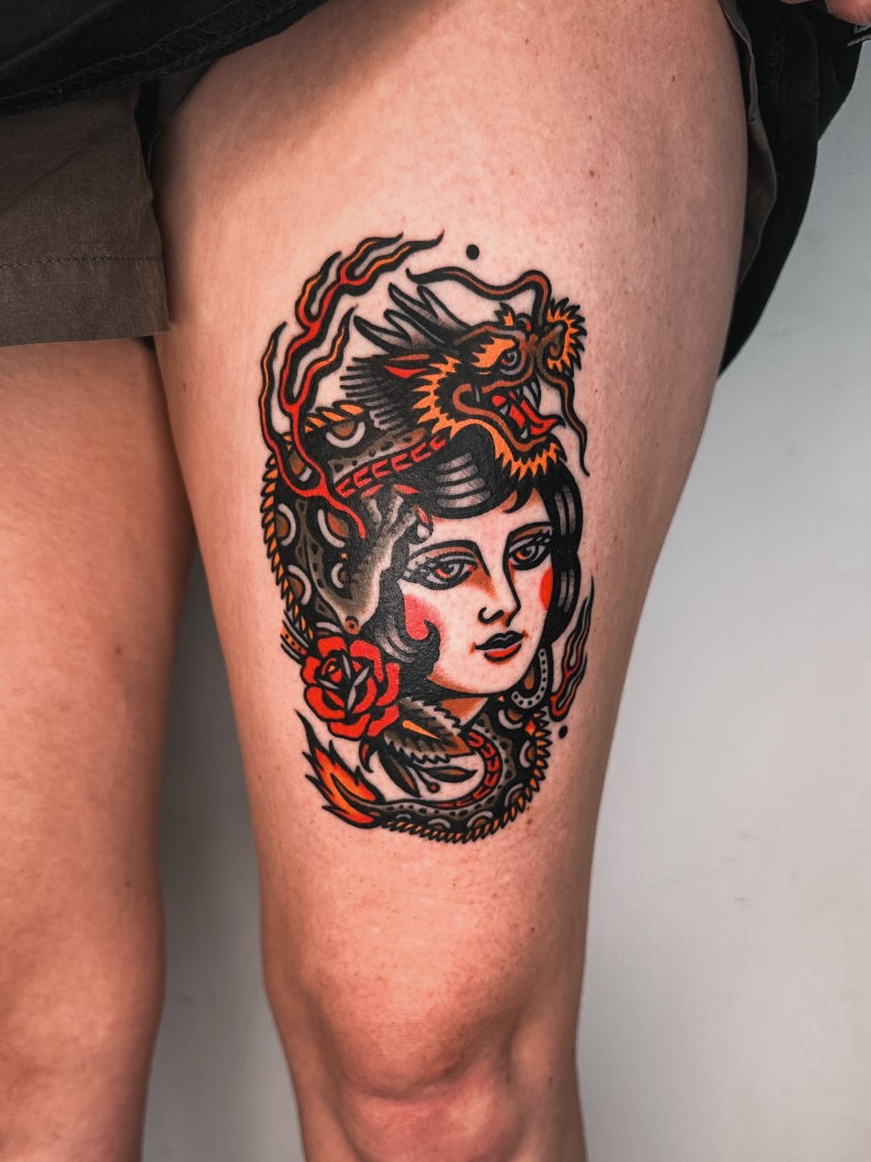 American Traditional Tattoo Bali - HBSC Tattoo Studio Bali