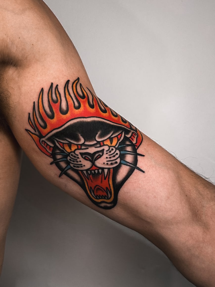 American Traditional Tattoo Bali - HBSC Tattoo Studio Bali