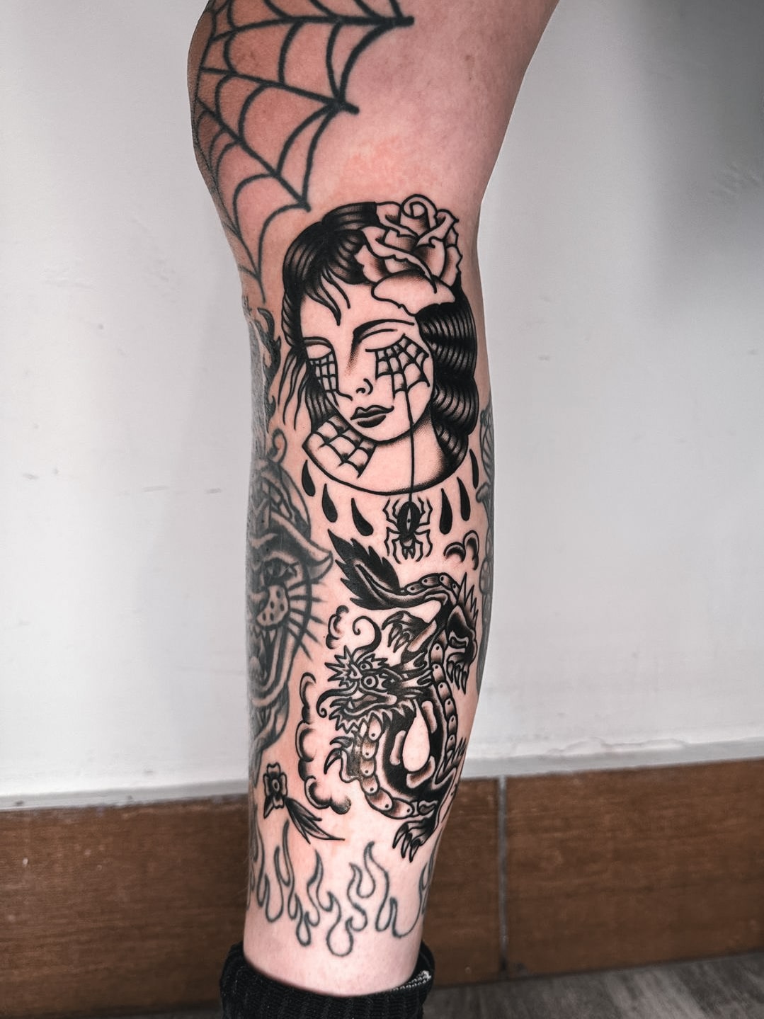 American Traditional Tattoo Bali - HBSC Tattoo Studio Bali