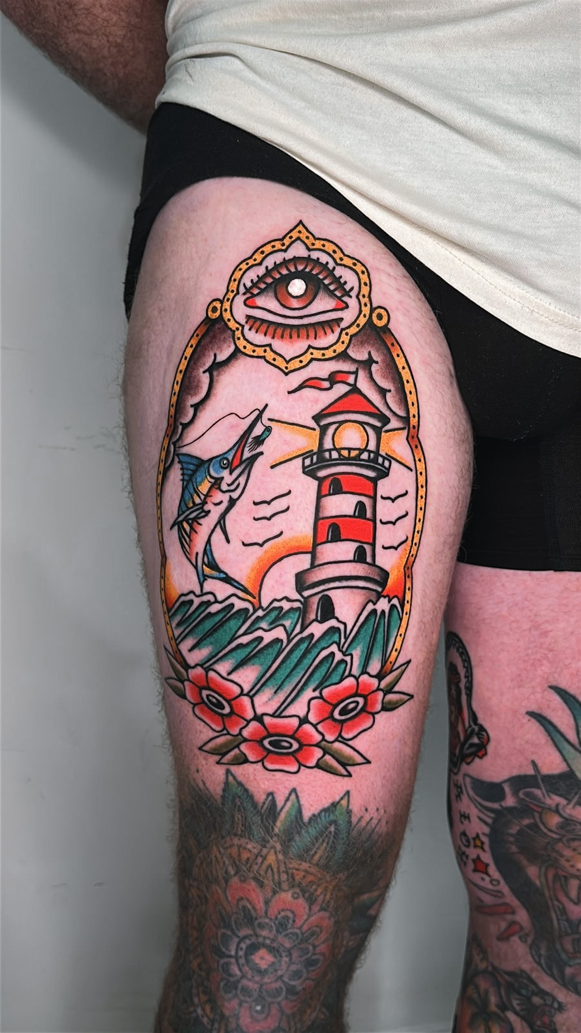 American Traditional Tattoo Bali - HBSC Tattoo Studio Bali