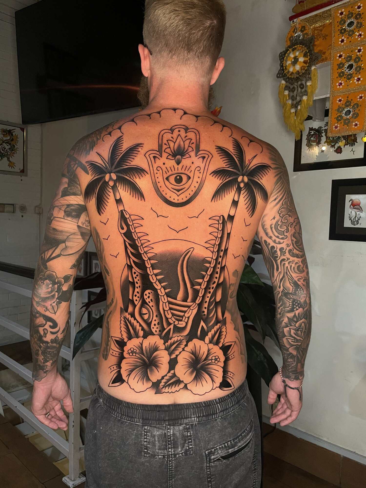 American Traditional Tattoo Bali - HBSC Tattoo Studio Bali