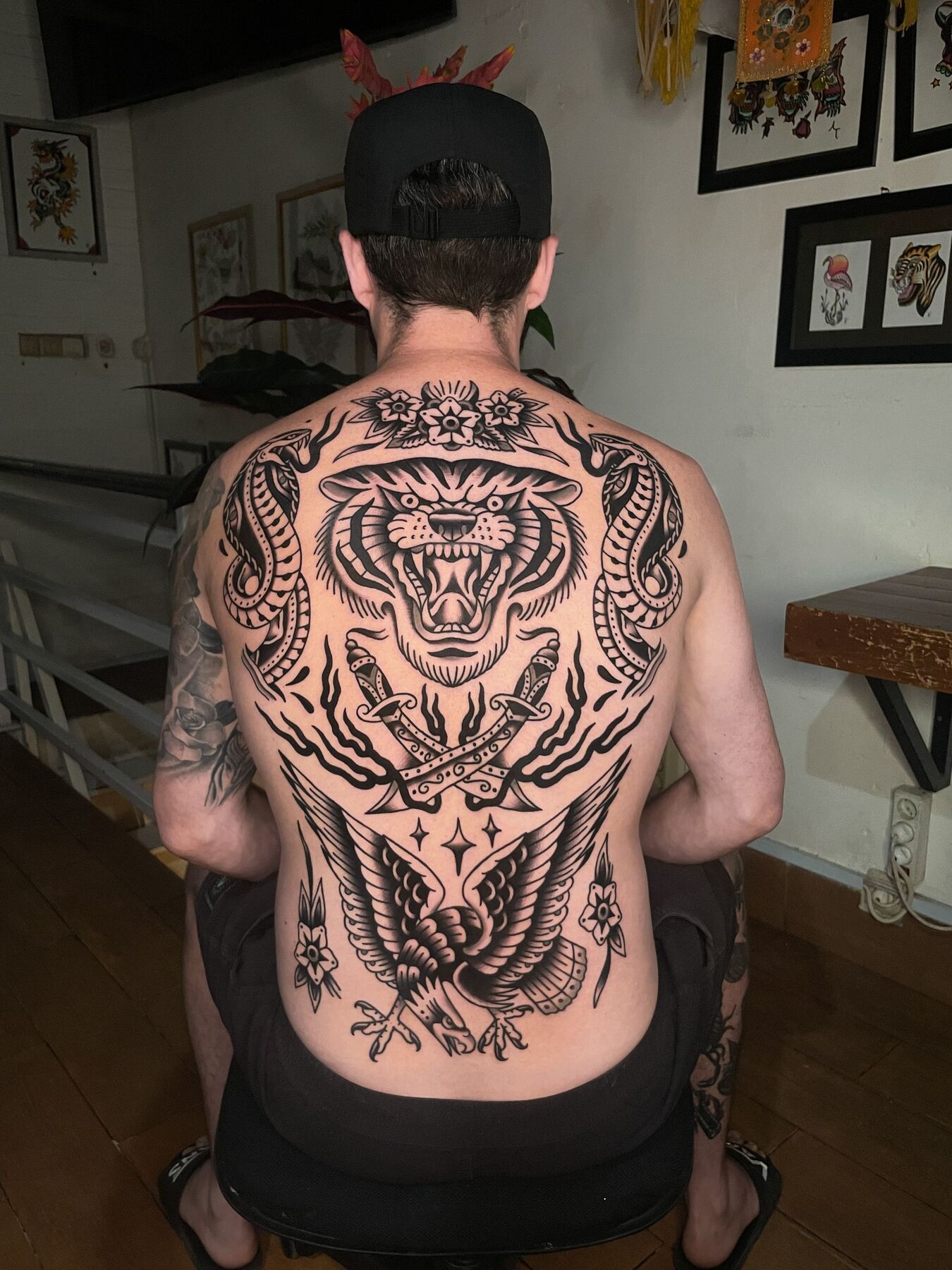 American Traditional Tattoo Bali - HBSC Tattoo Studio Bali