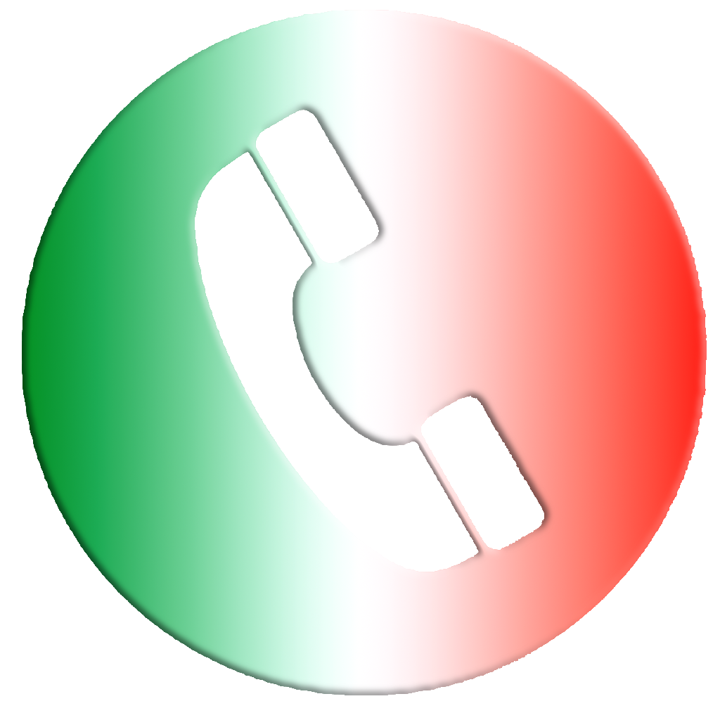 Telephone icon for phone calls