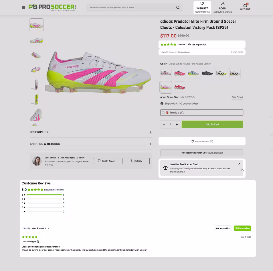 Prosoccer solution image